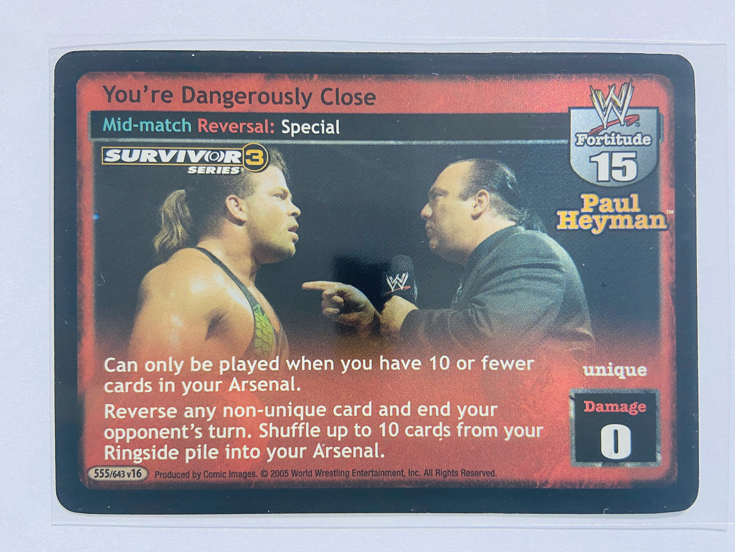 Paul Heyman - 4-Card Lot (GM, Enforcer, Rare/Ultra Rare)