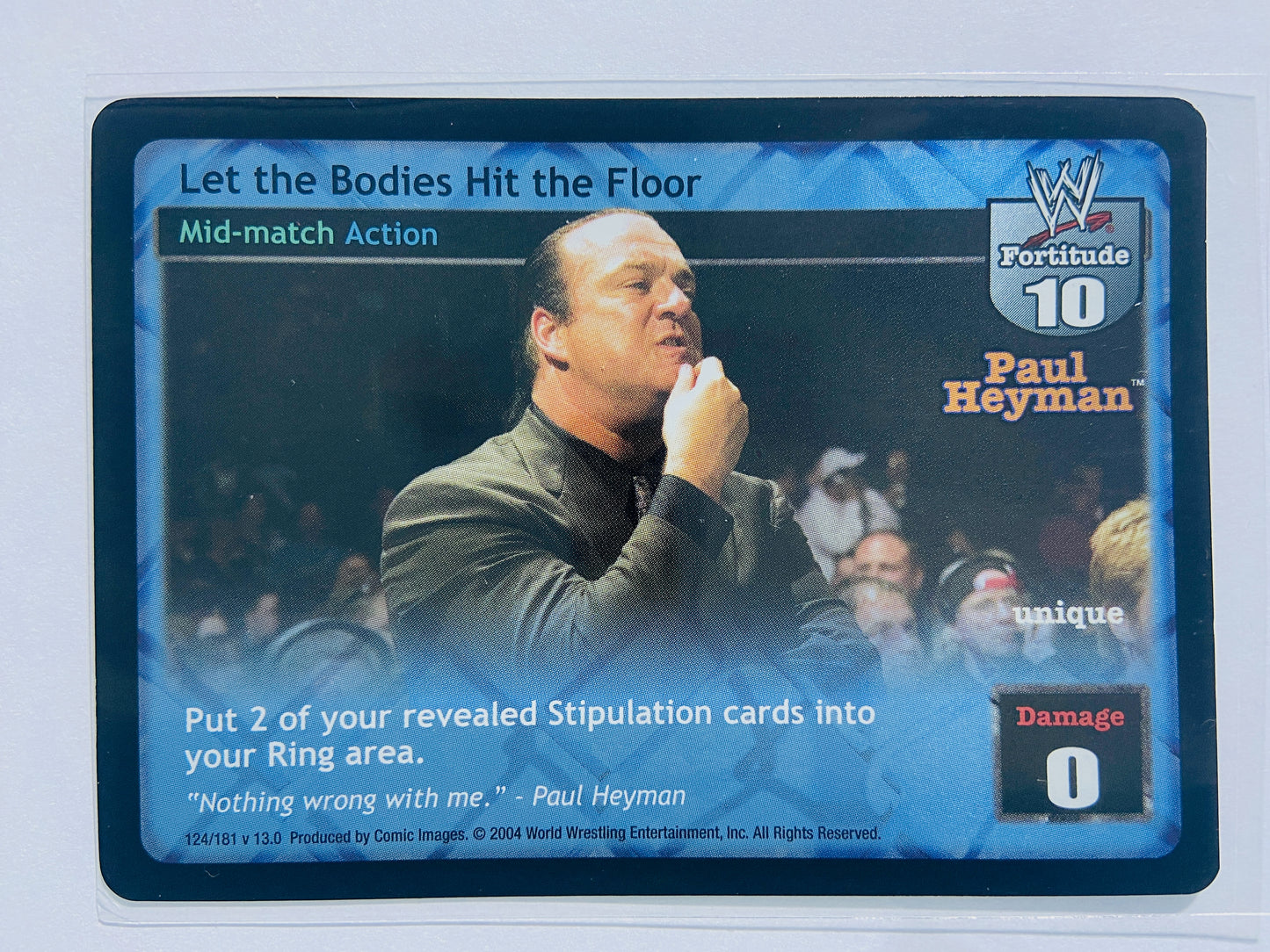 Paul Heyman - 5-Card Lot (GM, Enforcer, Rare/Ultra Rare)