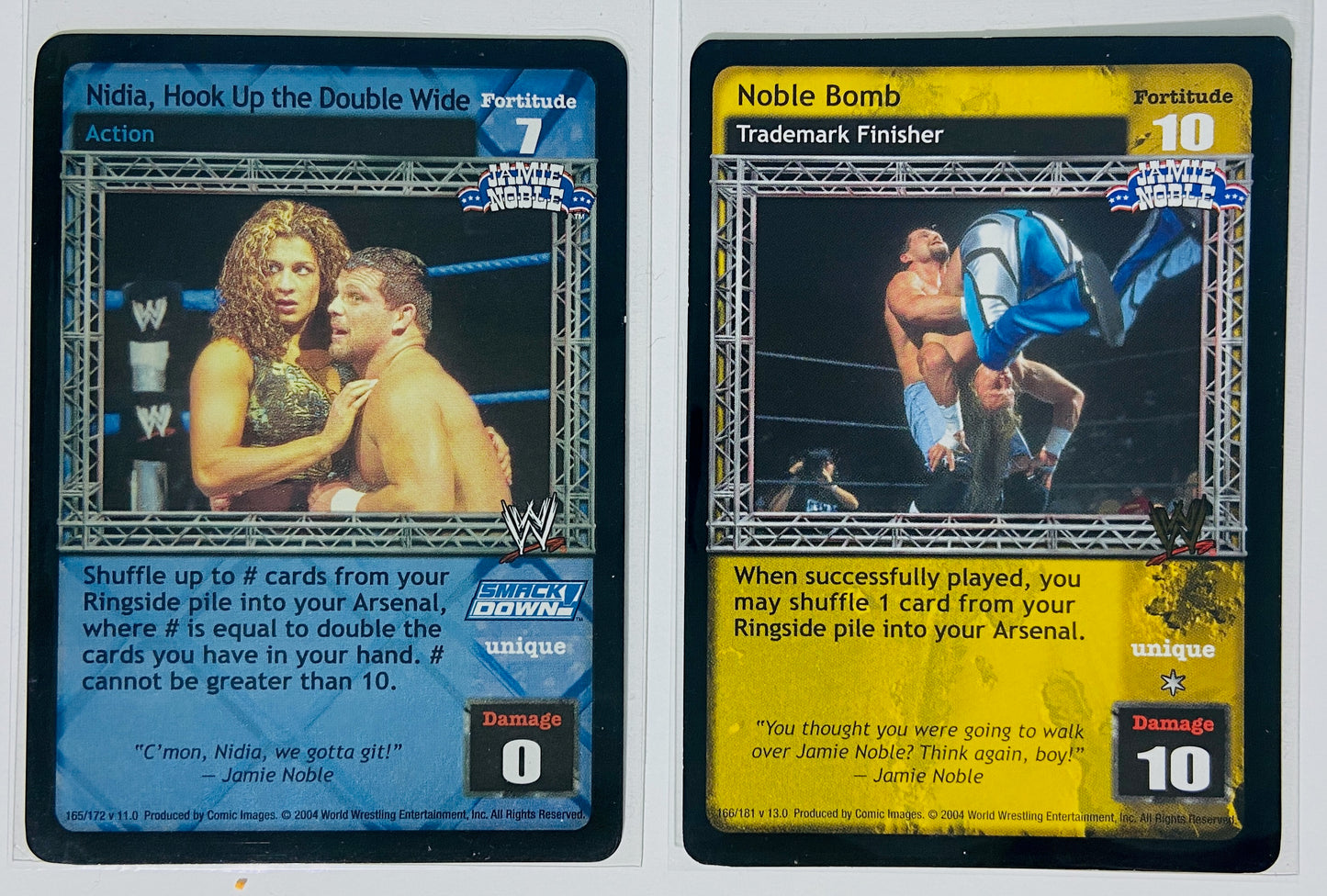 Jamie Noble 2-Card Lot (Ultra Rare/Rare)