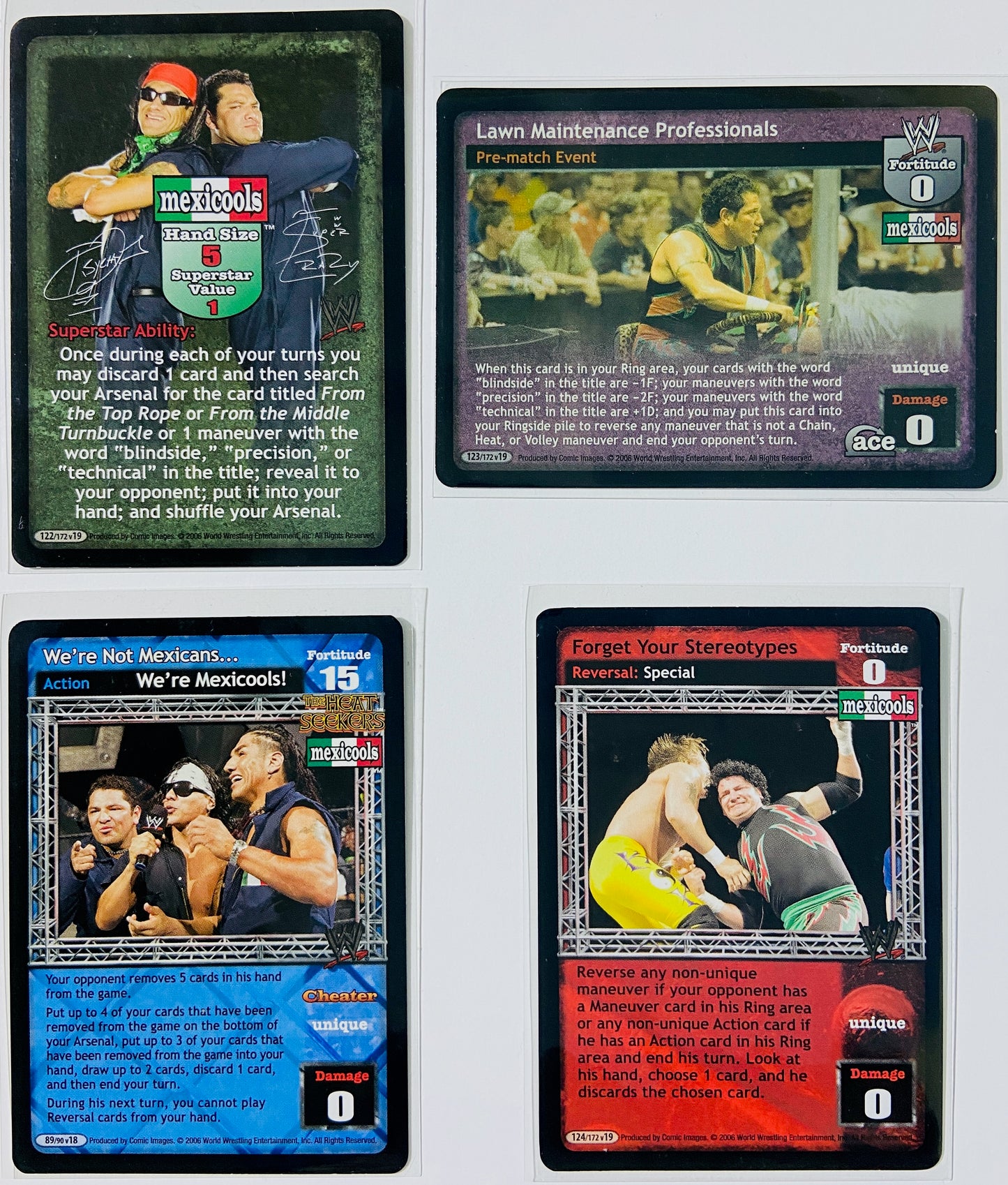 Mexicools - 4-Card Lot (Superstar Card, Foil, Rare/Ultra Rare)