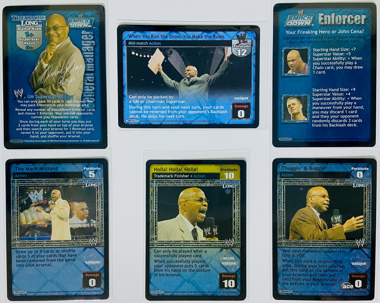 Theodore Long - 6-Card Lot (Superstar Card, Foil, Rare/Ultra Rare)