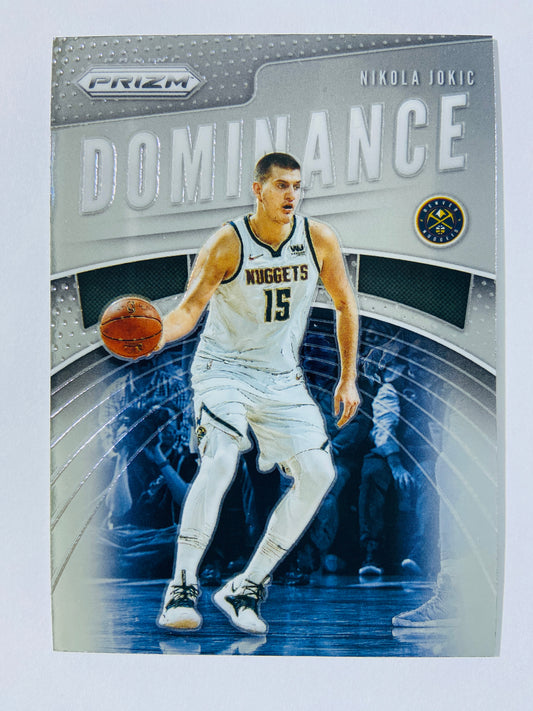 Nikola Jokic - Denver Nuggets 2019-20 Panini Prizm Dominance Insert #21