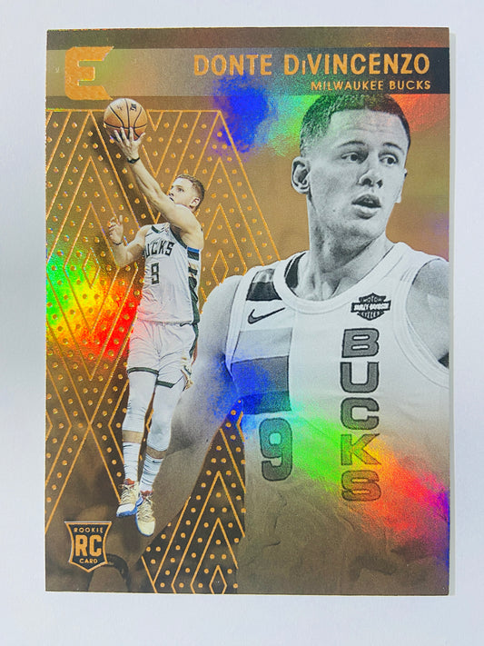 Donte DiVincenzo - Milwaukee Bucks 2018-19 Panini Chronicles Essentials Bronze RC Rookie