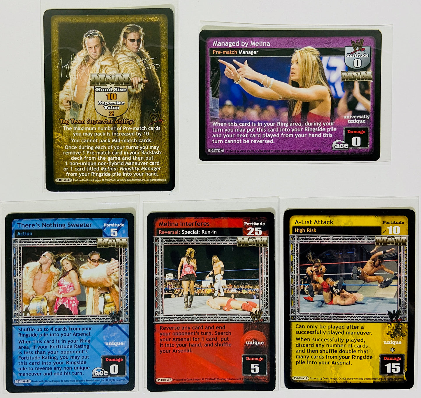 MNM - 5-Card Lot (Superstar Card, Rares)