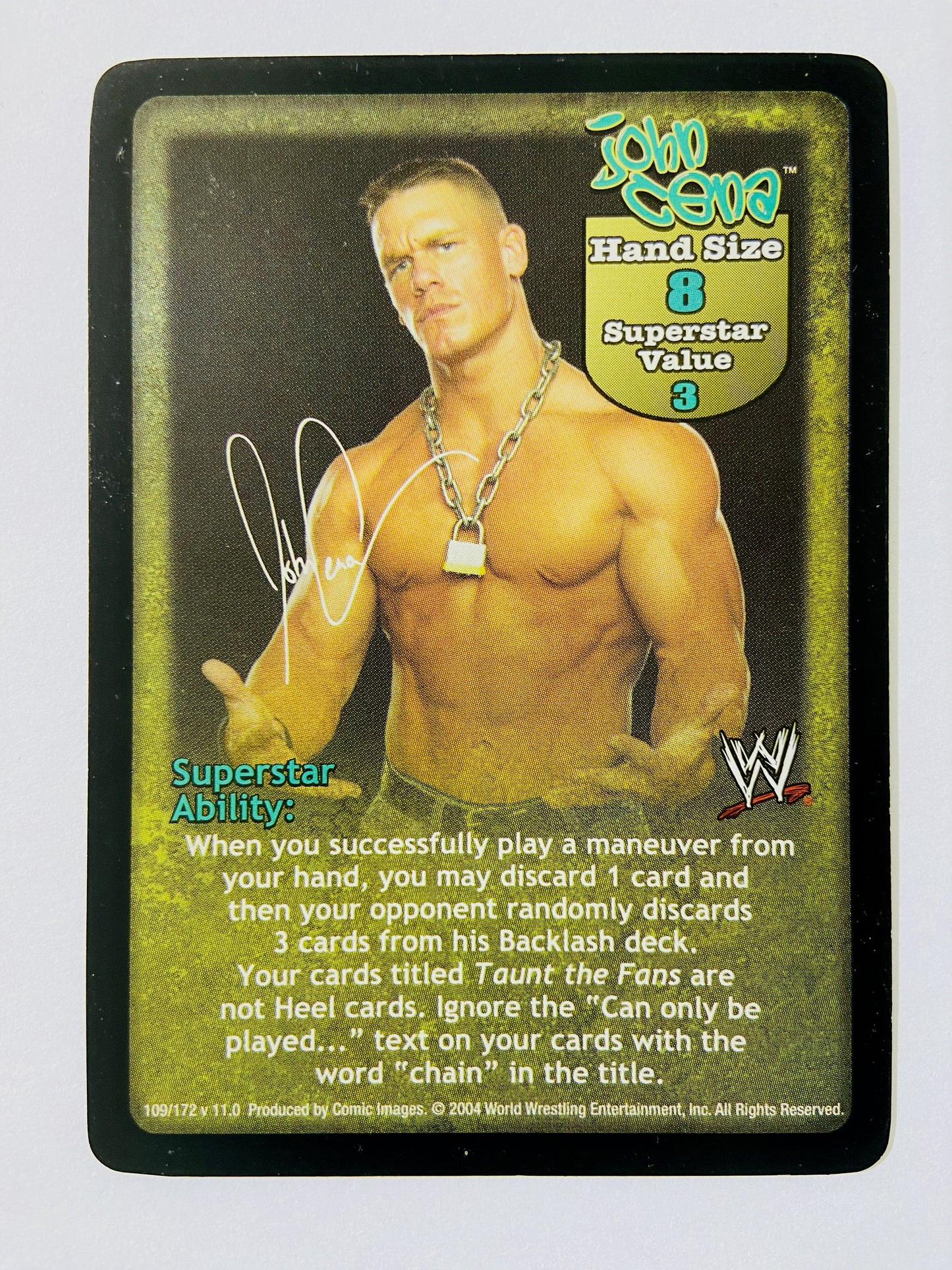 John Cena - 7-Card Lot (Superstar Card, Foil, Rare/Ultra Rare)