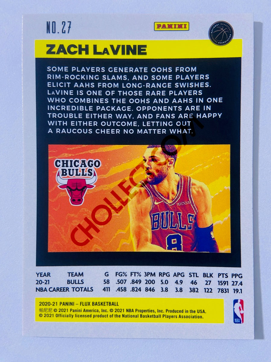 Zach LaVine - Chicago Bulls 2020-21 Panini Flux #27