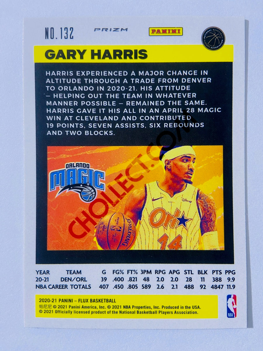 Gary Harris - Orlando Magic 2020-21 Panini Flux Light Blue Prizm Parallel #132