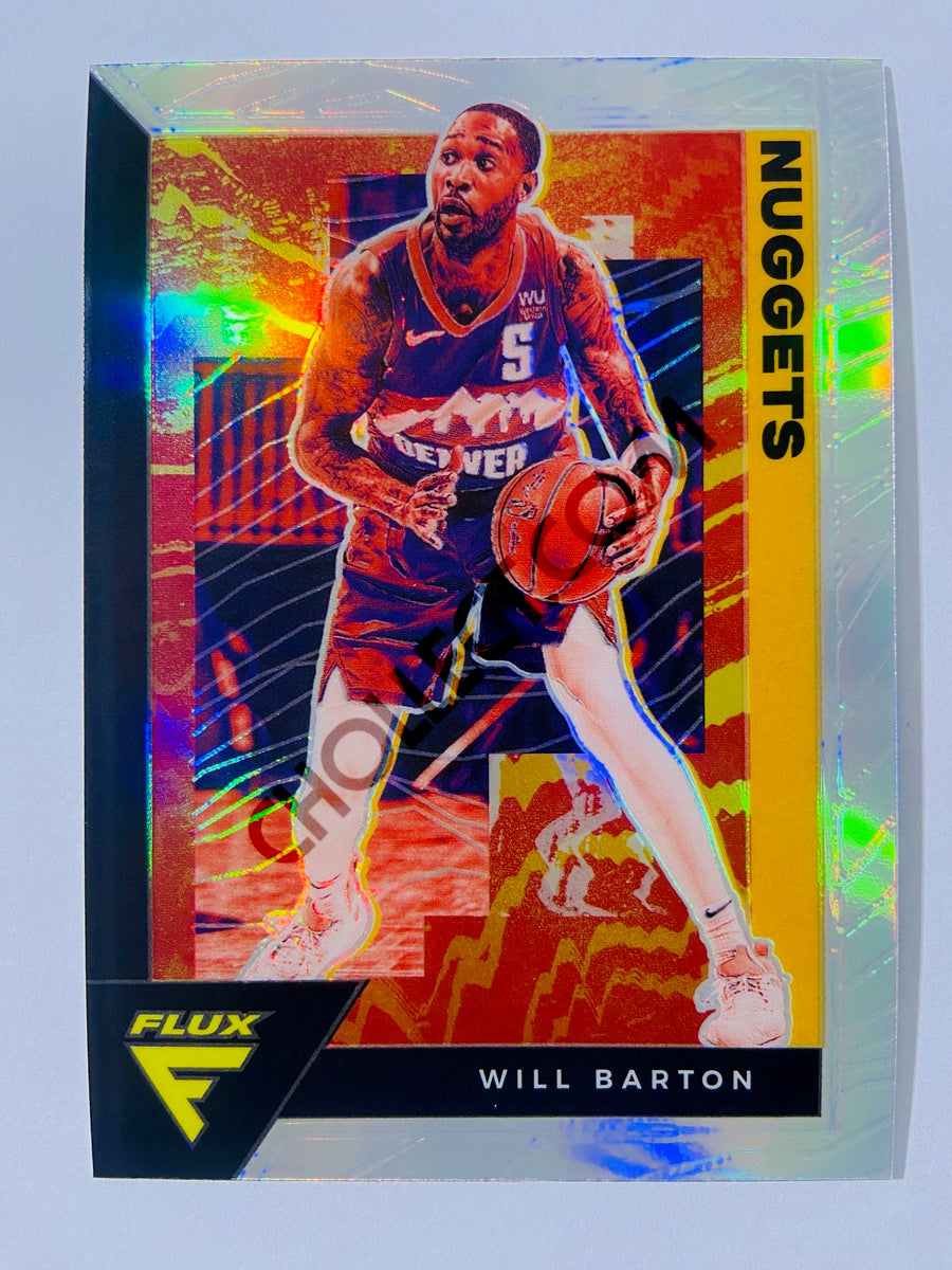 Will Barton - Denver Nuggets 2020-21 Panini Flux Silver Parallel #47