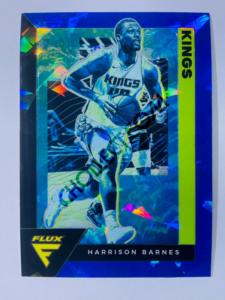 Harrison Barnes - Sacramento Kings 2020-21 Panini Flux Cracked Ice Blue Prizm Parallel #152