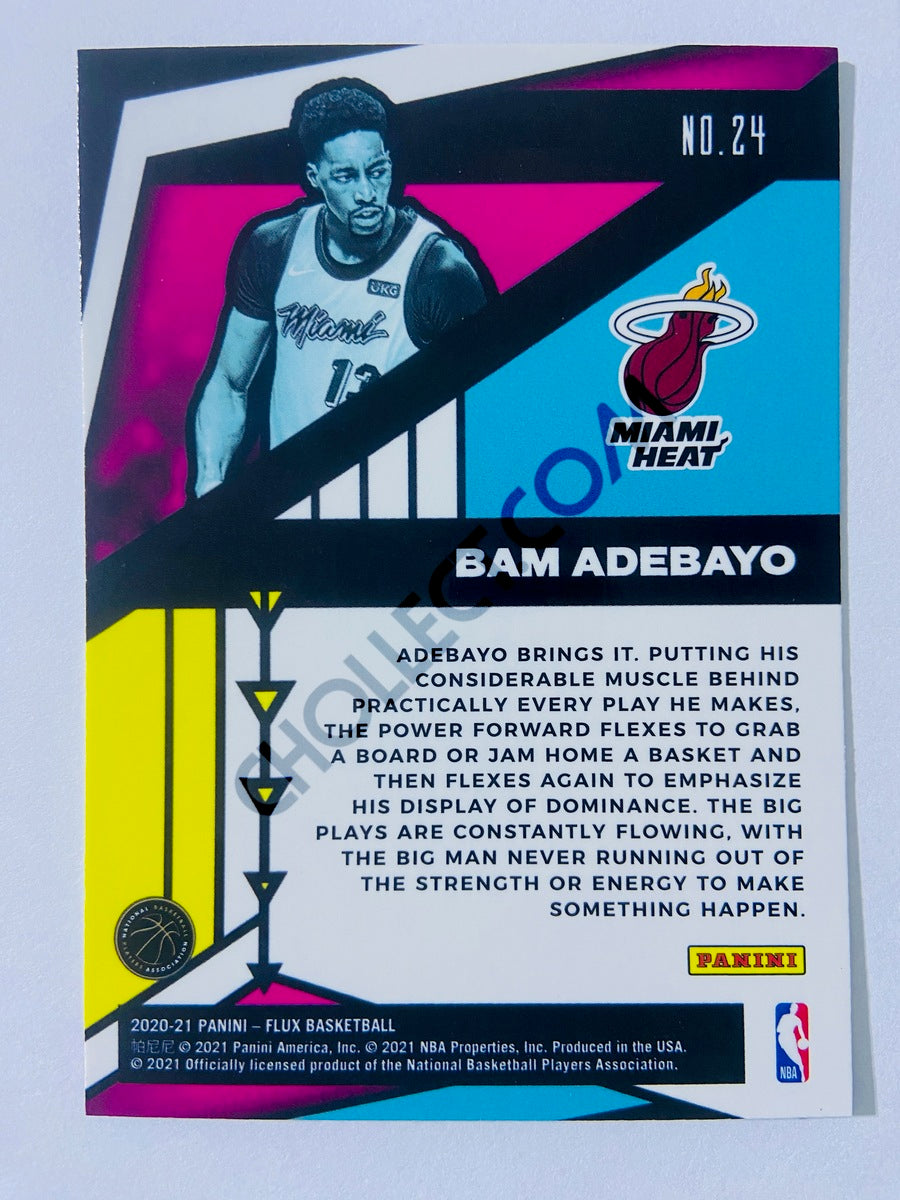 Bam Adebayo - Miami Heat 2020-21 Panini Flux Flux Appeal Insert #24