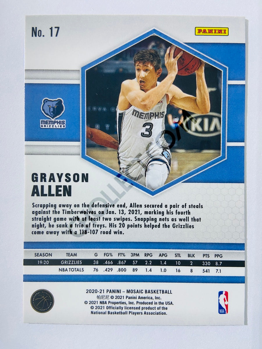 Grayson Allen - Memphis Grizzlies 2020-21 Panini Mosaic #17
