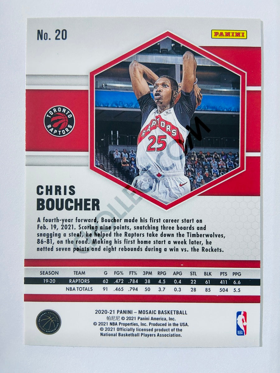 Chris Boucher - Toronto Raptors 2020-21 Panini Mosaic #20