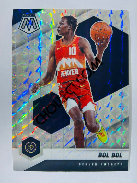 Bol Bol - Denver Nuggets 2020-21 Panini Mosaic Mosaic Parallel #169