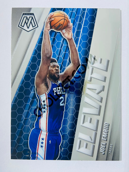 Joel Embiid - Philadelphia 76ers 2020-21 Panini Mosaic Elevate Insert #20