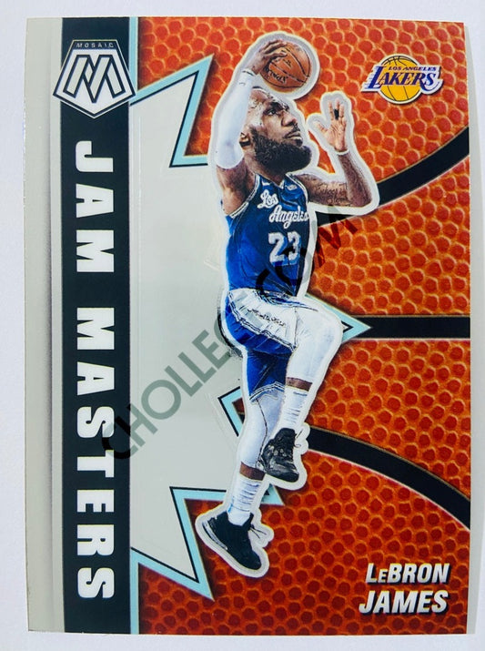 LeBron James - Los Angeles Lakers 2020-21 Panini Mosaic Jam Masters Insert #10