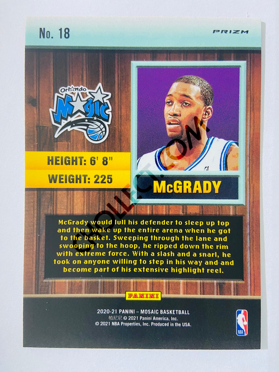 Tracy McGrady - Orlando Magic 2020-21 Panini Mosaic Jam Masters Insert Mosaic Parallel #18