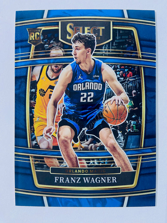 Franz Wagner - Orlando Magic 2021-22 Panini Select Concourse Blue Parallel RC Rookie #15