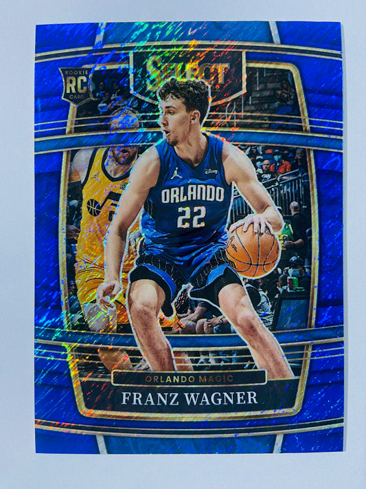 Franz Wagner - Orlando Magic 2021-22 Panini Select Concourse Blue Shimmer Prizm Parallel RC Rookie #15