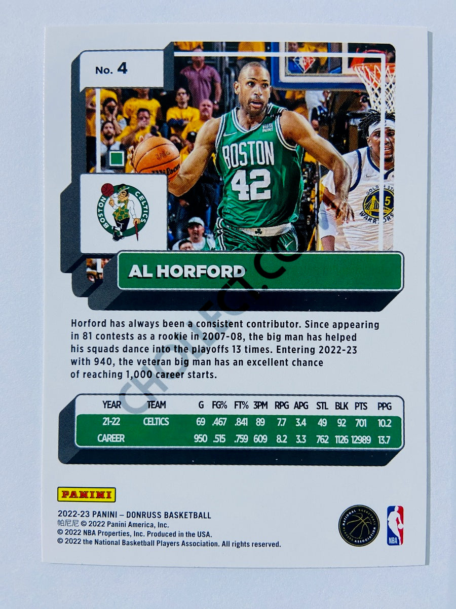 Al Horford - Boston Celtics 2022-23 Panini Donruss #4