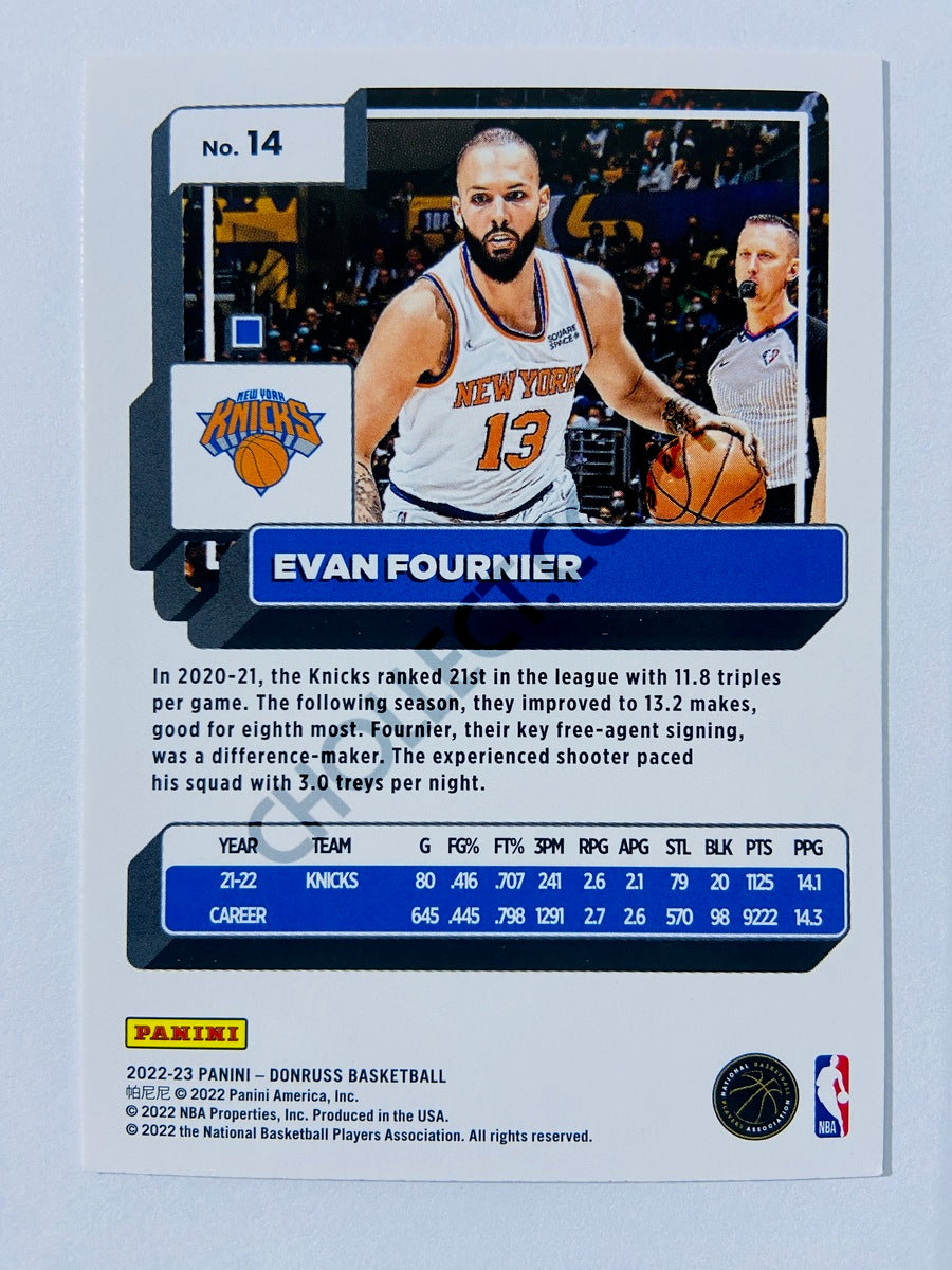 Evan Fournier - New York Knicks 2022-23 Panini Donruss #14