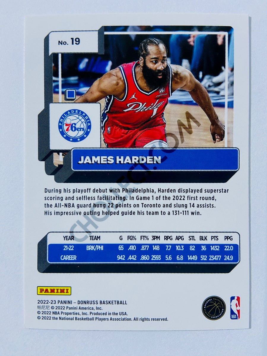 James Harden - Philadelphia 76ers 2022-23 Panini Donruss #19