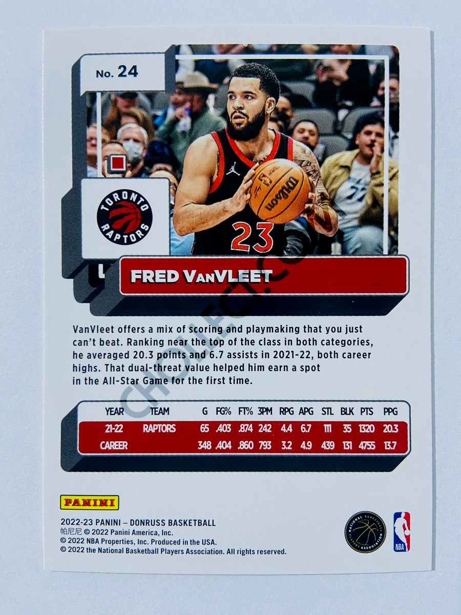 Fred VanVleet - Toronto Raptors 2022-23 Panini Donruss #24