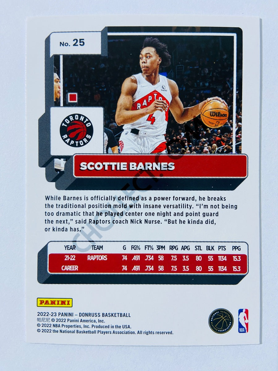 Scottie Barnes - Toronto Raptors 2022-23 Panini Donruss #25