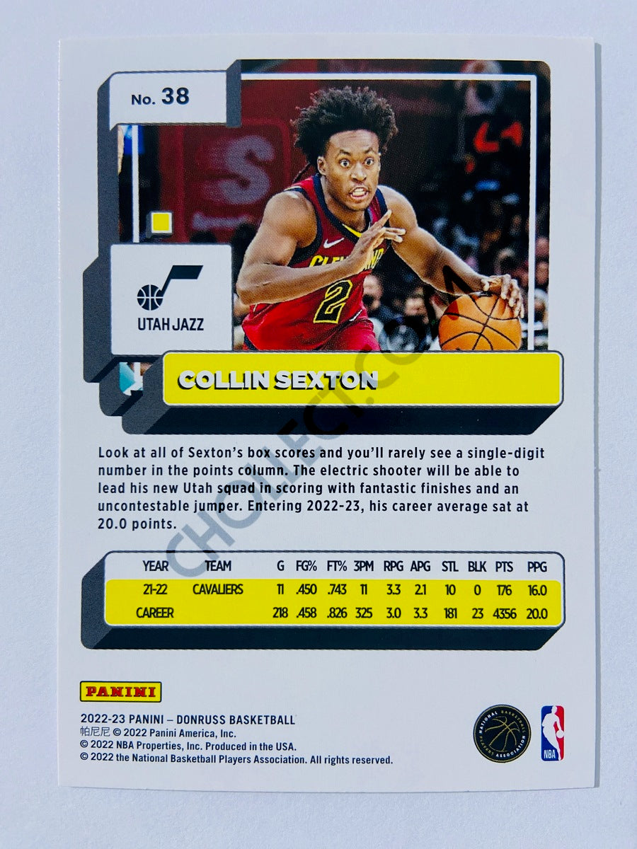 Collin Sexton - Utah Jazz 2022-23 Panini Donruss #38