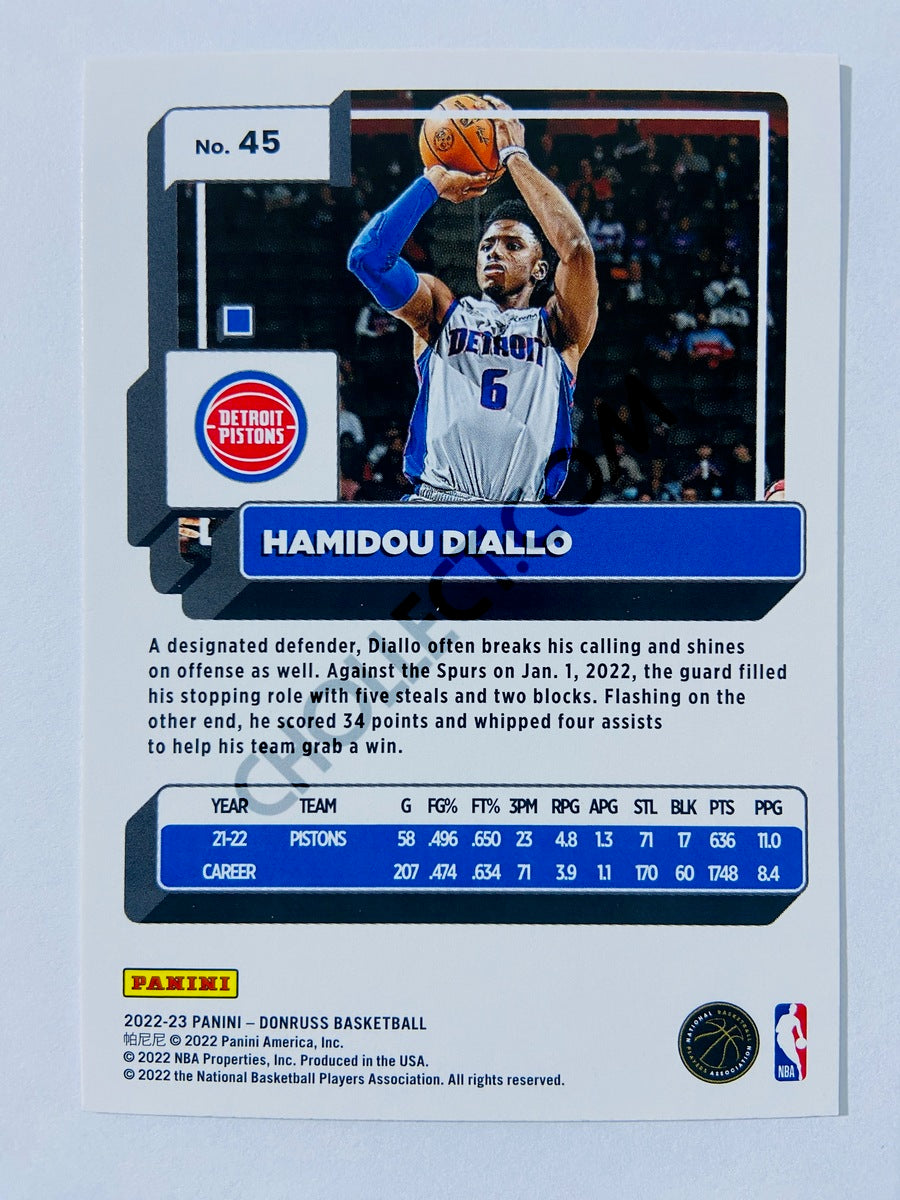 Hamidou Diallo - Detroit Pistons 2022-23 Panini Donruss #45