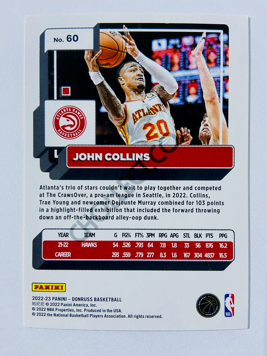 John Collins - Atlanta Hawks 2022-23 Panini Donruss #60