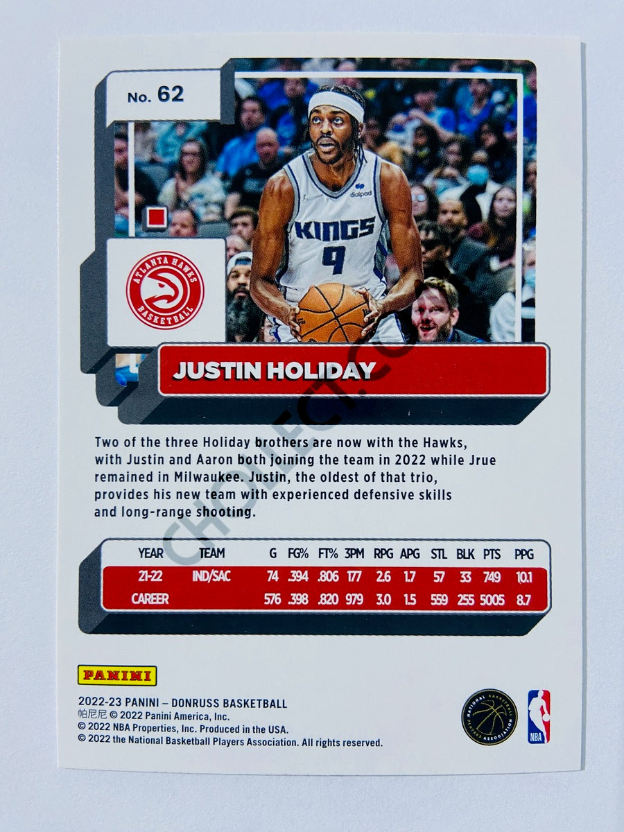 Justin Holiday - Atlanta Hawks 2022-23 Panini Donruss #62