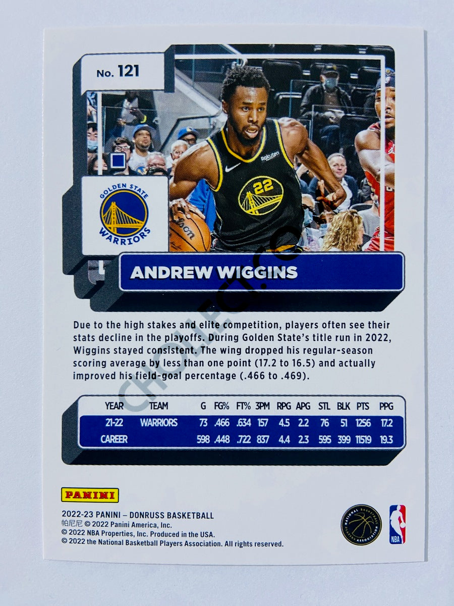 Andrew Wiggins - Golden State Warriors 2022-23 Panini Donruss #121