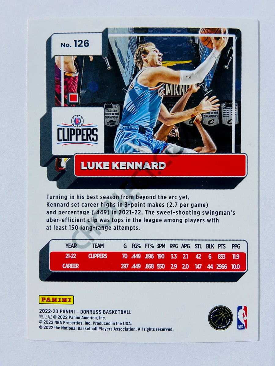 Luke Kennard - Los Angeles Clippers 2022-23 Panini Donruss #126
