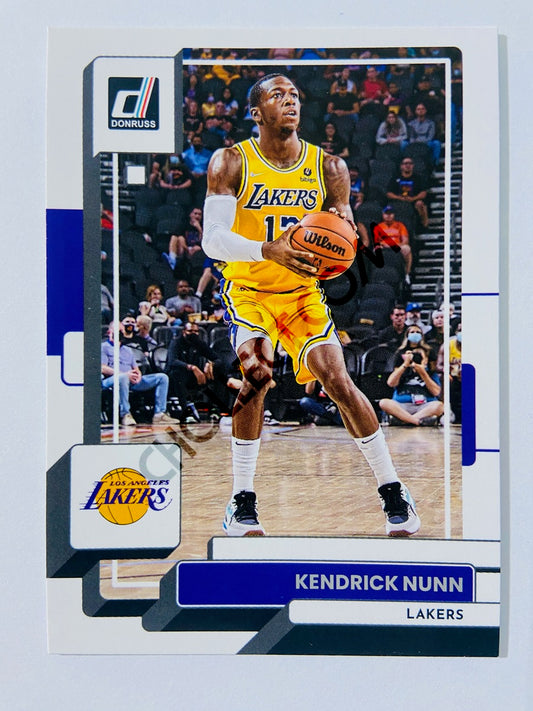 Kendrick Nunn - Los Angeles Lakers 2022-23 Panini Donruss #131