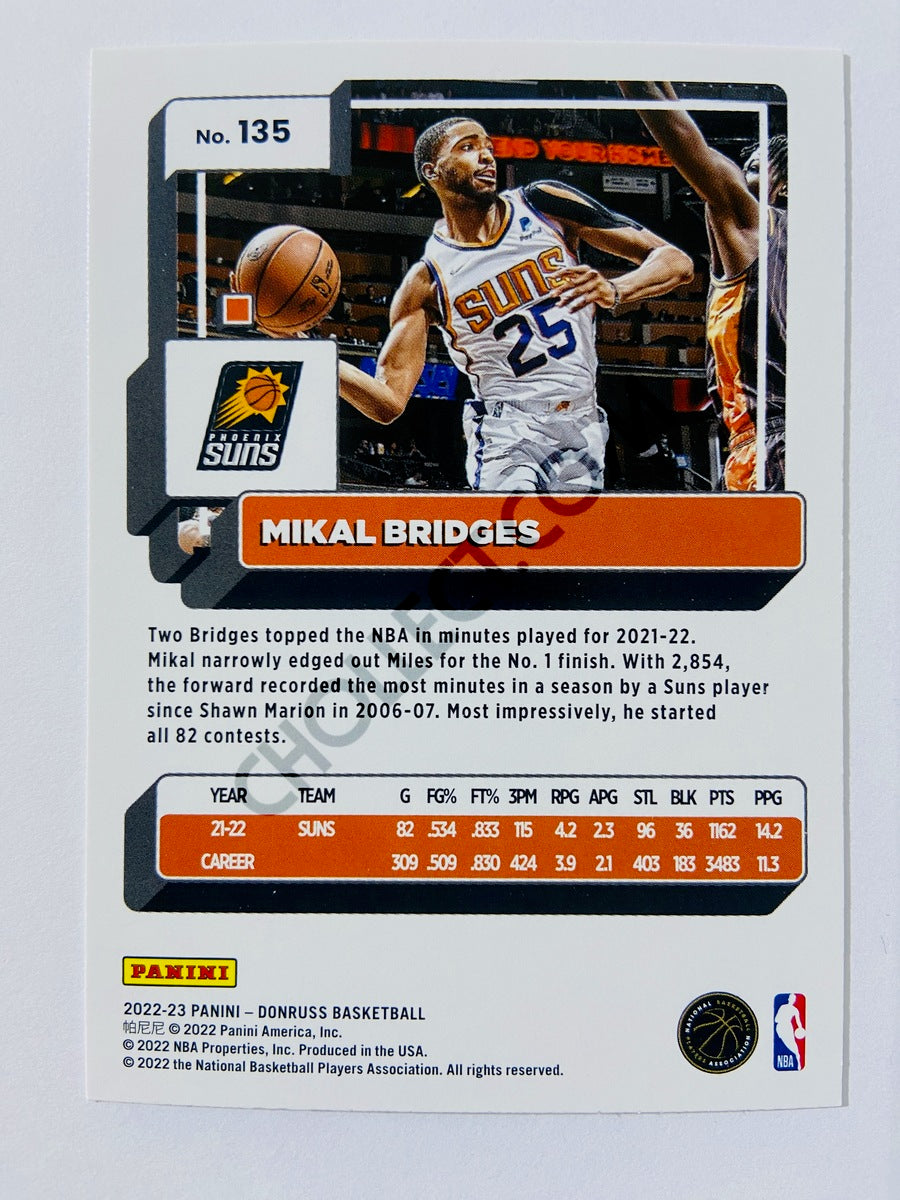 Mikal Bridges - Phoenix Suns 2022-23 Panini Donruss #135