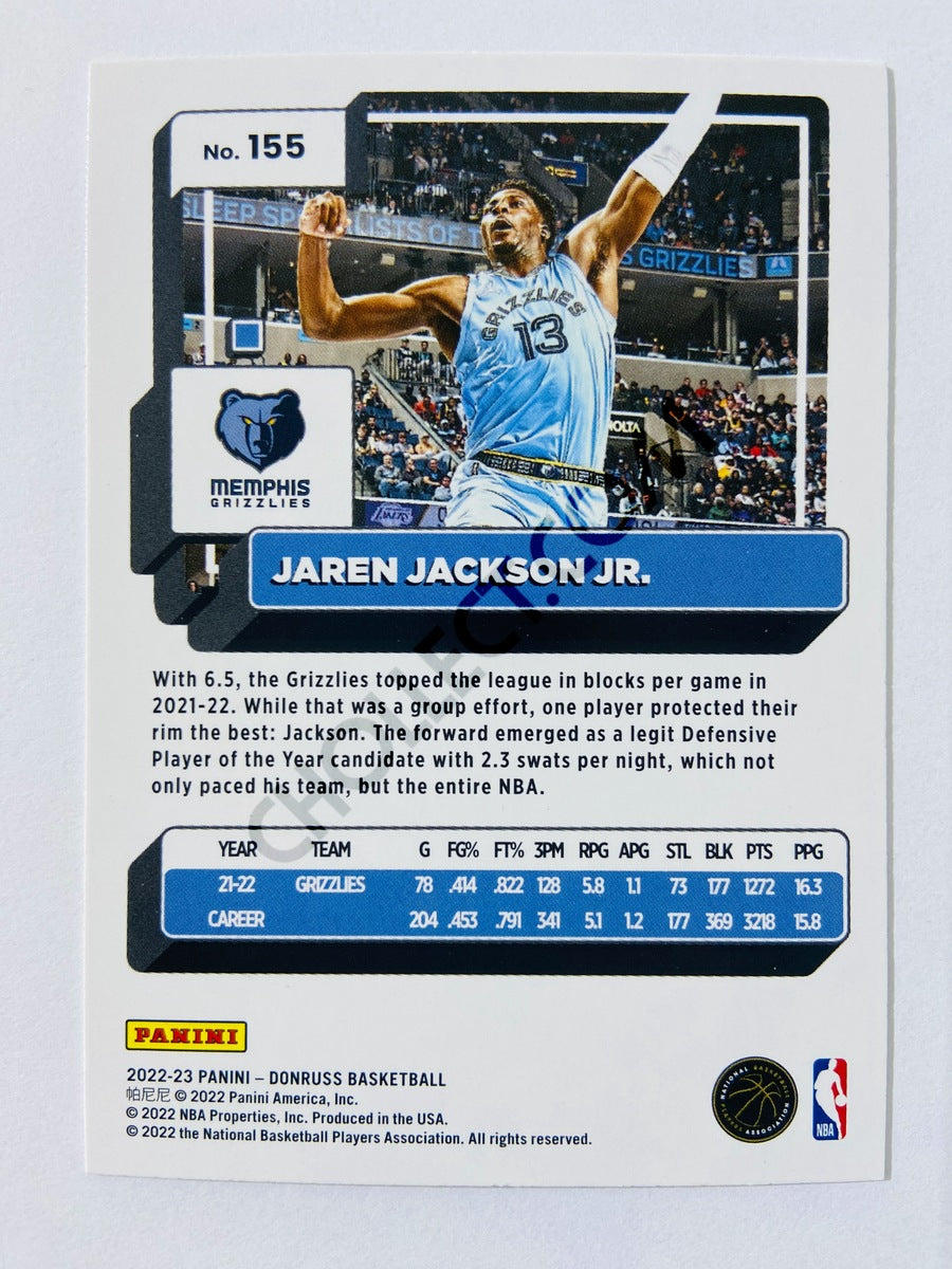 Jaren Jackson Jr. - Memphis Grizzlies 2022-23 Panini Donruss #155