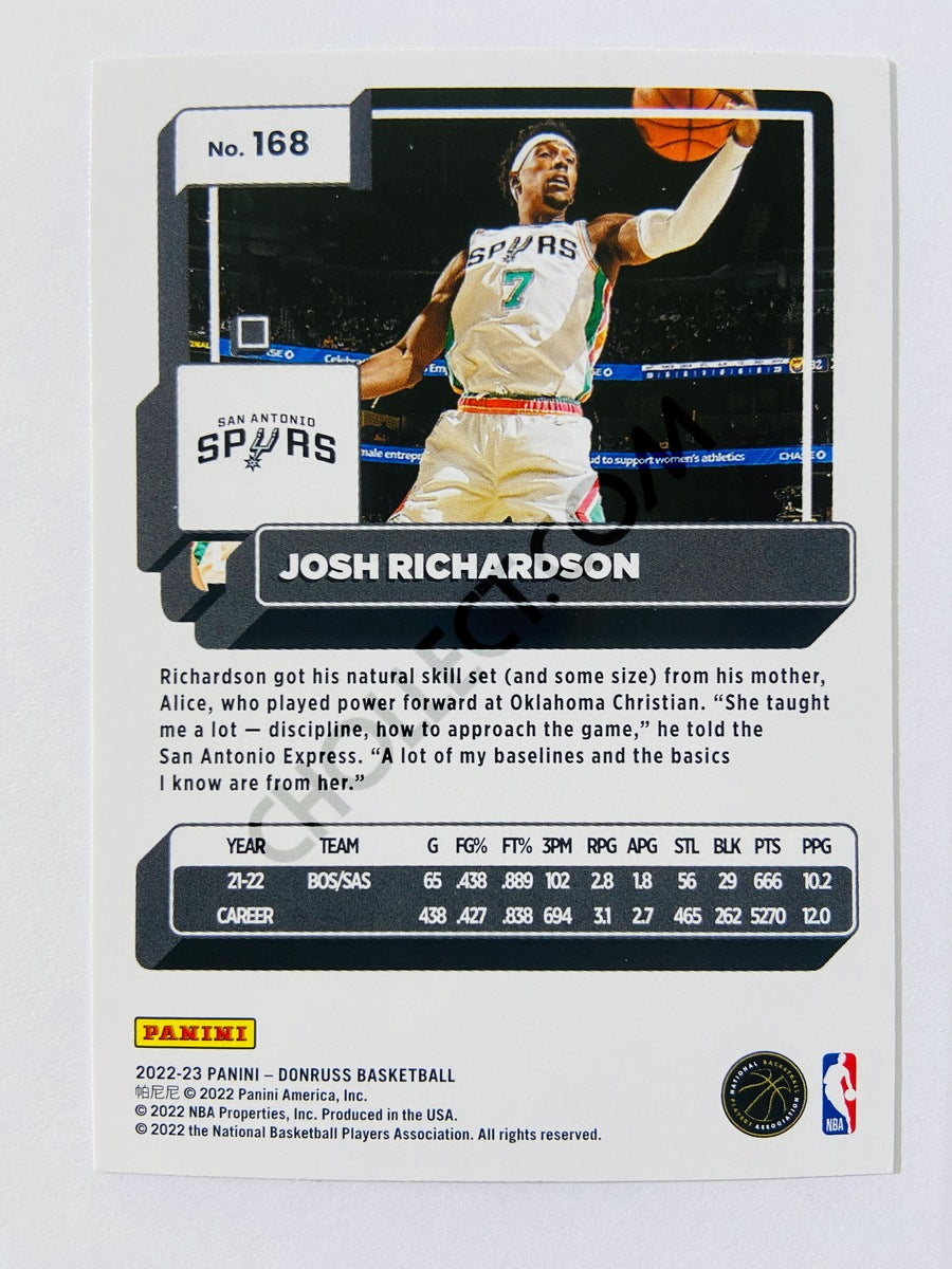 Josh Richardson - San Antonio Spurs 2022-23 Panini Donruss #168