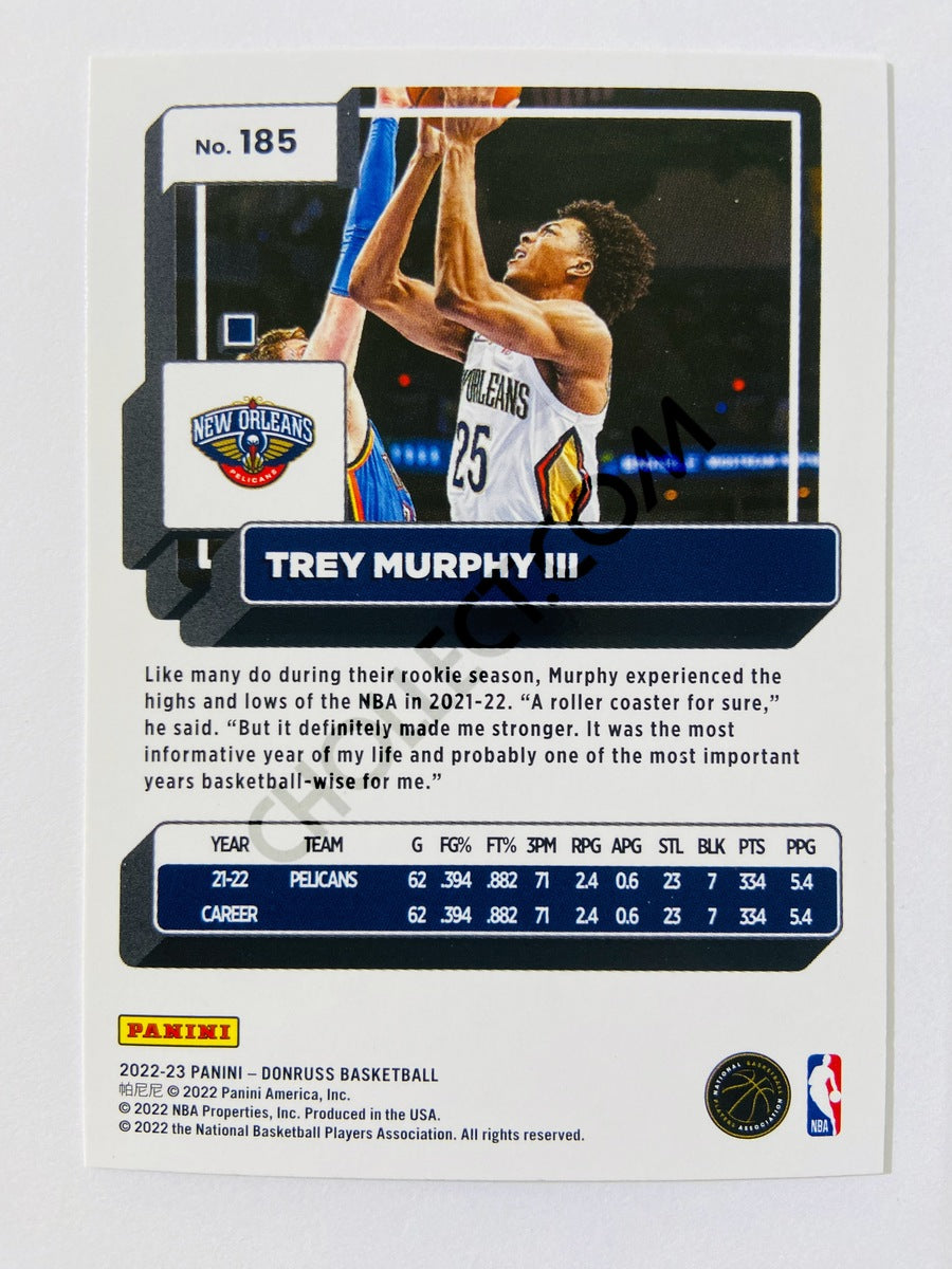 Trey Murphy III - New Orleans Pelicans 2022-23 Panini Donruss #185