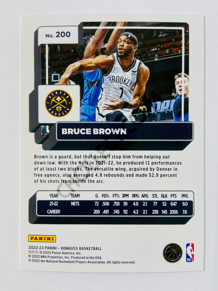 Bruce Brown - Denver Nuggets 2022-23 Panini Donruss #200