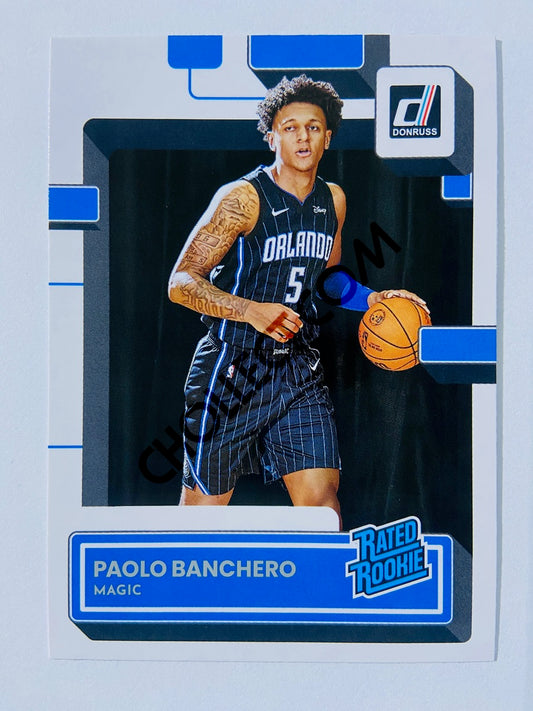 Paolo Banchero  - Orlando Magic 2022-23 Panini Donruss Rated Rookie #201