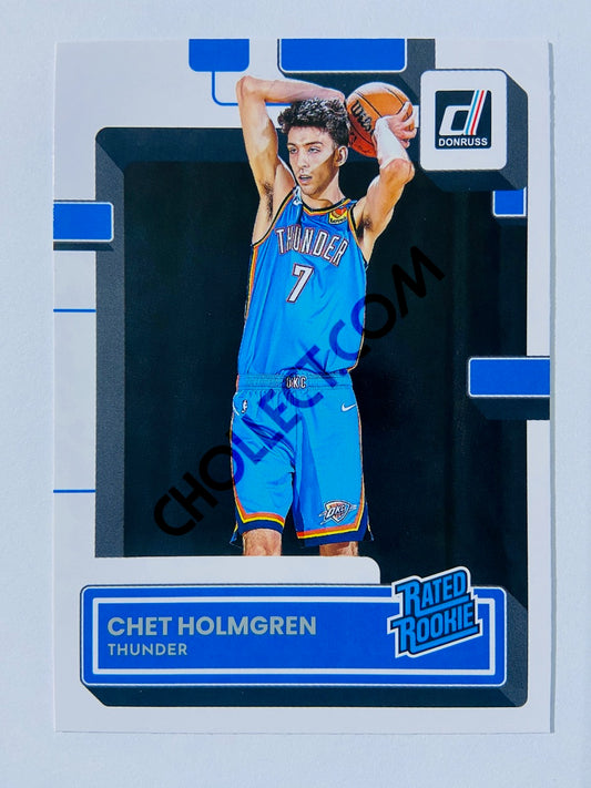 Chet Holmgren - Oklahoma City Thunder 2022-23 Panini Donruss Rated Rookie #202