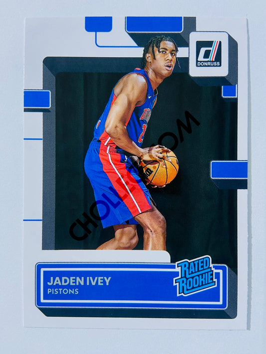 Jaden Ivey - Detroit Pistons 2022-23 Panini Donruss Rated Rookie #205