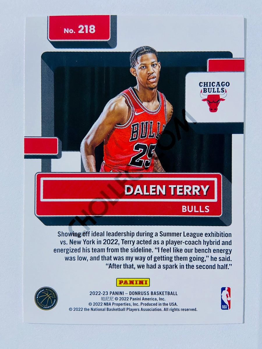 Dalen Terry - Chicago Bulls 2022-23 Panini Donruss Rated Rookie #218