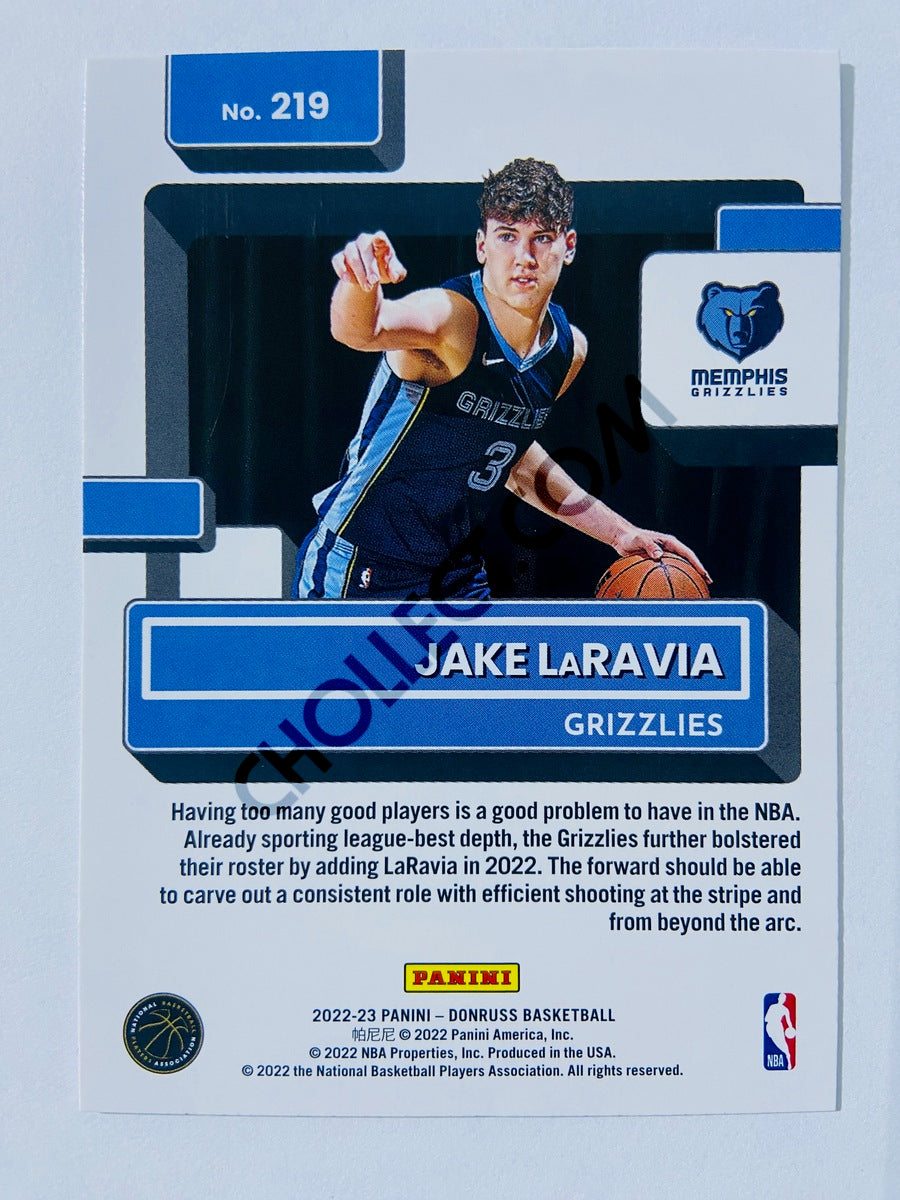 Jake LaRavia - Memphis Grizzlies 2022-23 Panini Donruss Rated Rookie #219