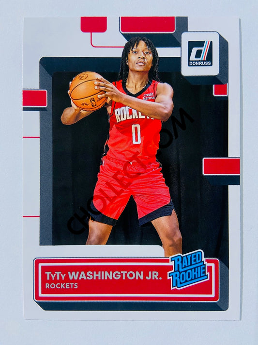 TyTy Washington Jr. - Houston Rockets 2022-23 Panini Donruss Rated Rookie #229