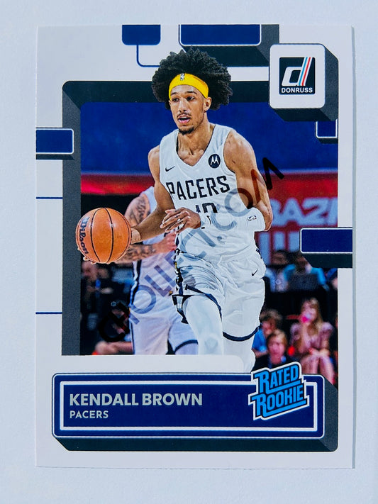 Kendall Brown - Indiana Pacers 2022-23 Panini Donruss Rated Rookie #247