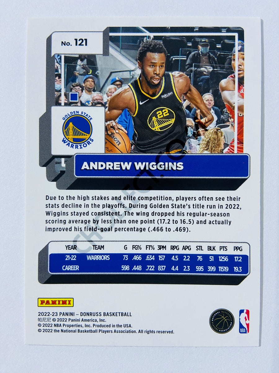 Andrew Wiggins - Golden State Warriors 2022-23 Panini Donruss Holo Green Laser Parallel #121