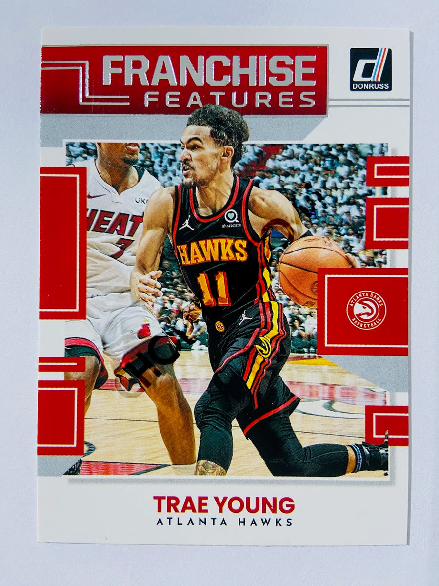 Trae Young - Atlanta Hawks 2022-23 Panini Donruss Franchise Features Insert #11