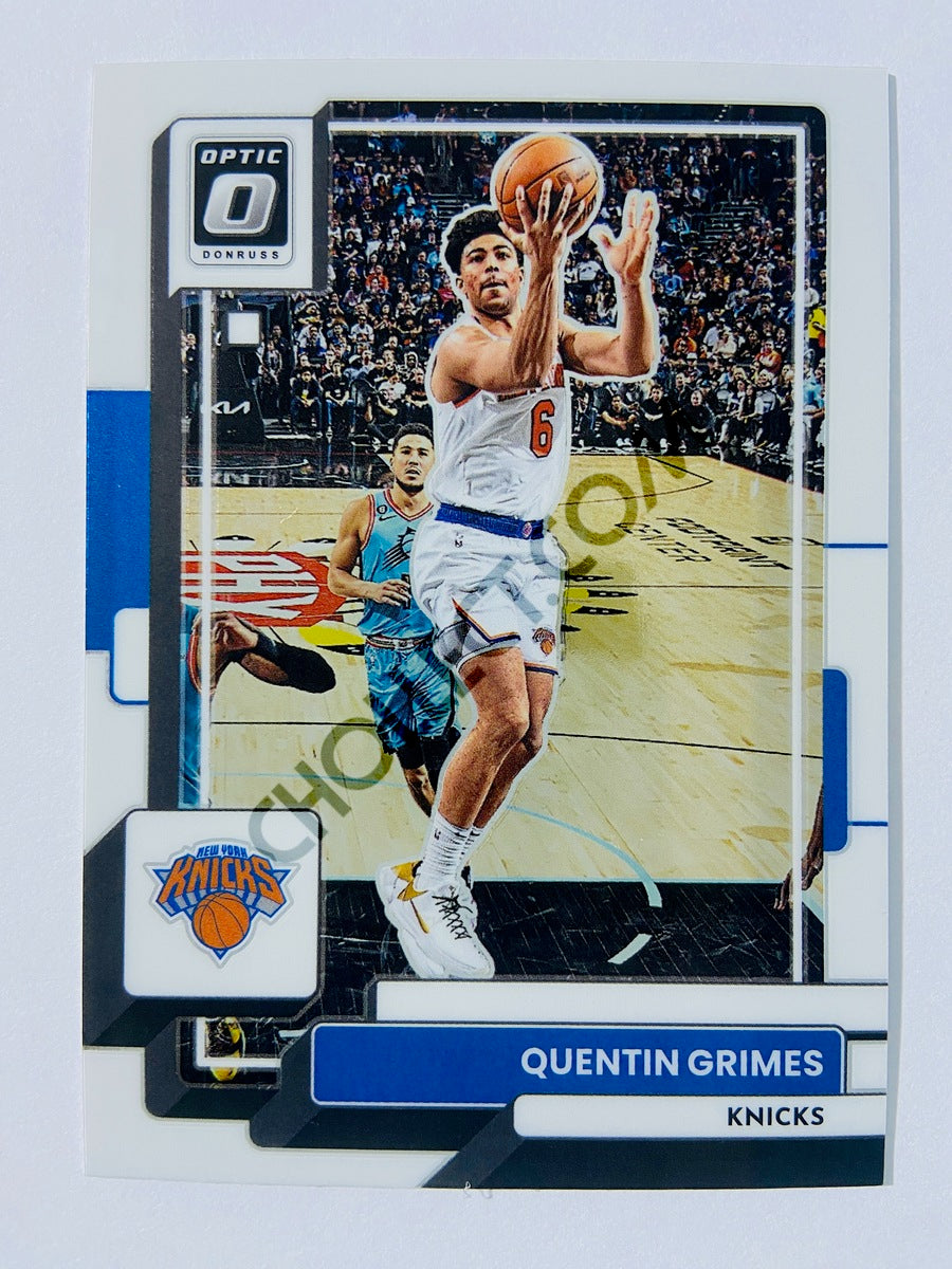 Quentin Grimes - New York Knicks 2022-23 Panini Donruss Optic #2