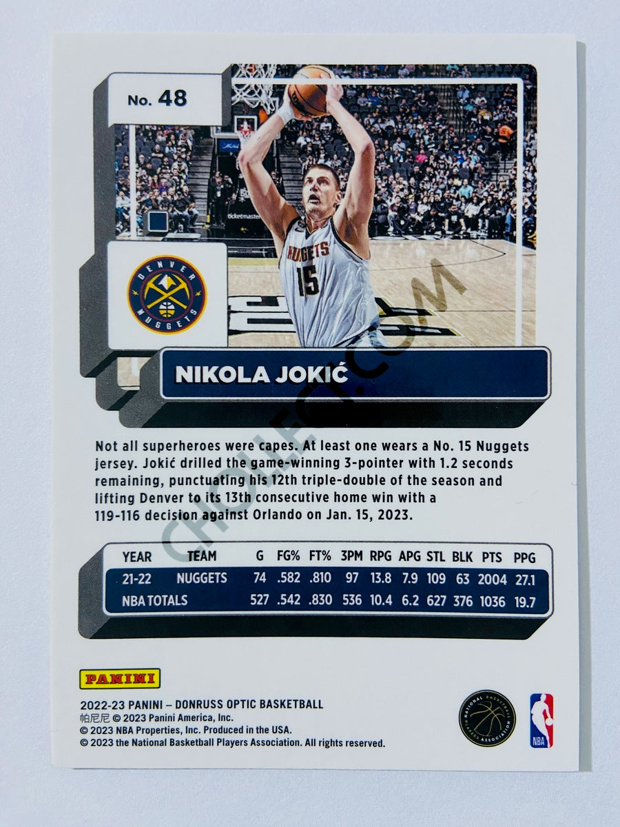 Nikola Jokic - Denver Nuggets 2022-23 Panini Donruss Optic #48